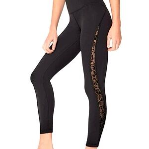 Lululemon Wunder Under Lace Cut-Out Tight, Size 8